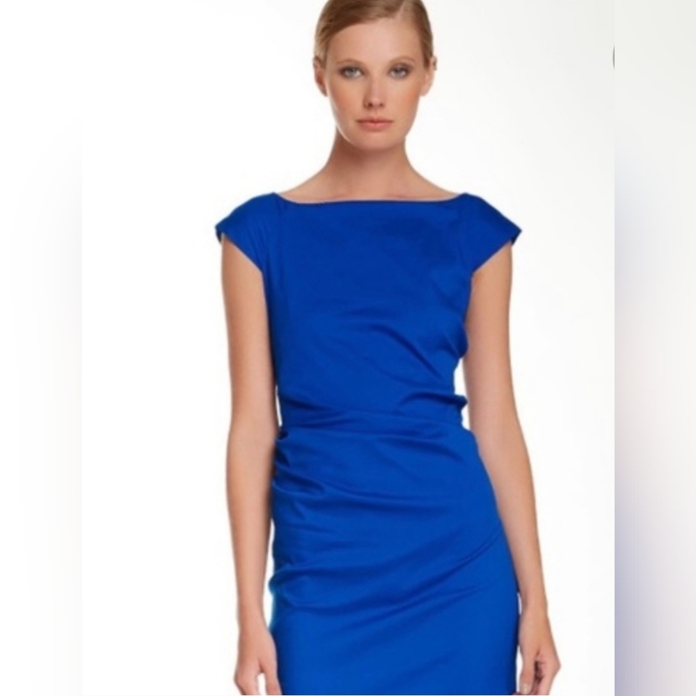 💙Diane Von Furstenberg Gabi Diamond Blue Dress Size 12